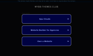 Mybb-themes.club thumbnail