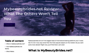 Mybeautybrides-review.com thumbnail