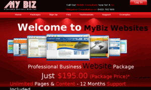 Mybizwebsite.com.au thumbnail