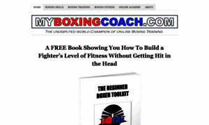 Myboxingcoach.com thumbnail