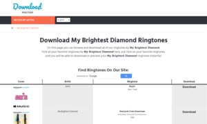 Mybrightestdiamond.download-ringtone.com thumbnail