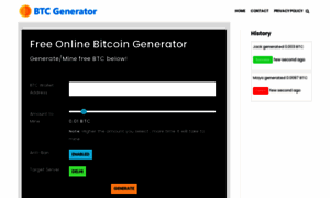 Mybtcgenerator.com thumbnail