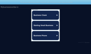 Mybusinessnumber.in thumbnail