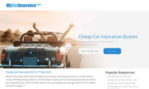 Mycarinsurance123.com thumbnail