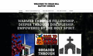 Mycedarhillbaptist.org thumbnail