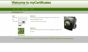 Mycertificates.co.za thumbnail