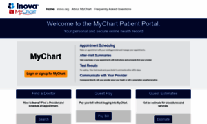 Mychart.inova.org thumbnail