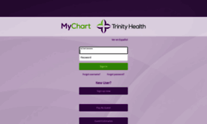 Mychart.trinity-health.org thumbnail