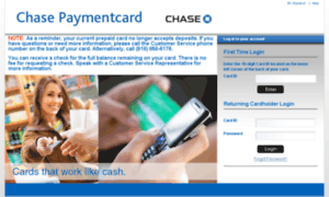 Mychasepaymentcard.com thumbnail