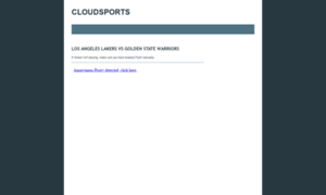 Mycloudsports.ml thumbnail