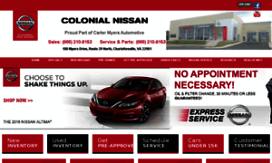 Mycolonialnissan.calls.net thumbnail