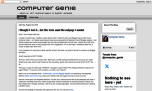 Mycomputergenie.blogspot.com thumbnail