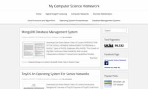 Mycomputersciencehomework.blogspot.com thumbnail