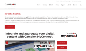 Myconnect.campion.com.au thumbnail