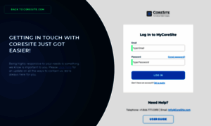 Mycoresite.coresite.com thumbnail