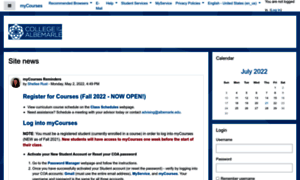 Mycourses.albemarle.edu thumbnail
