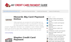 Mycreditcardpaymentguide.com thumbnail