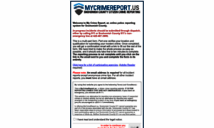 Mycrimereport.us thumbnail