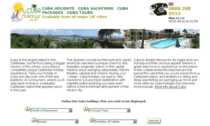 Mycubaholidays.co.uk thumbnail