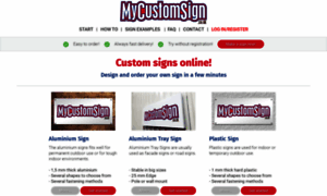Mycustomsign.co.uk thumbnail