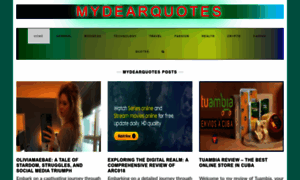 Mydearquotes.com thumbnail