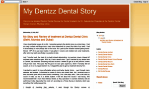 Mydentzzdentalstory.blogspot.com thumbnail