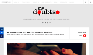 Mydoubts.in thumbnail