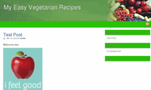 Myeasyvegetarianrecipes.com thumbnail