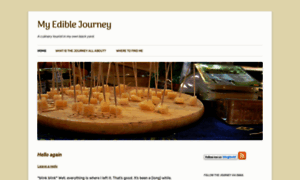 Myediblejourney.com thumbnail