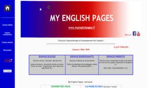 myenglishpages.fr - Welcome to my English pages
