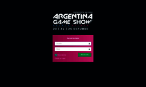 Myevent.argentinagameshow.com thumbnail