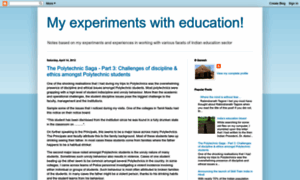 Myexperimentswitheducation.com thumbnail