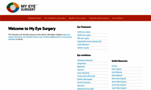 Myeyesurgery.co.uk thumbnail