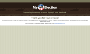 Myfairelection.com thumbnail