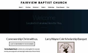 Myfairviewbaptist.org thumbnail