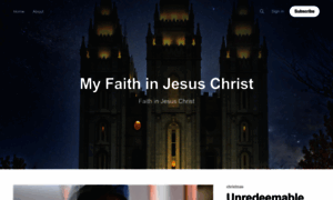 Myfaithinjesuschrist.com thumbnail