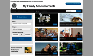 Myfamilyannouncements.co.uk thumbnail