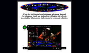 Myfavoritelovesong.com thumbnail