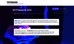 Myfinance.pro thumbnail