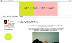 Myfirstlittleplace.blogspot.com thumbnail