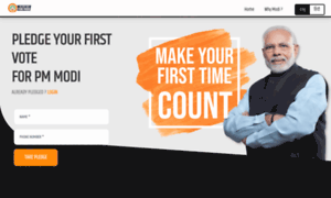 Myfirstvoteformodi.com thumbnail