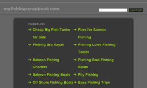 Myfishingscrapbook.com thumbnail