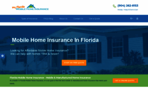 Myfloridamobilehomeinsurance.com thumbnail