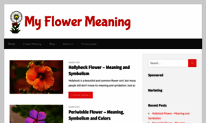 Myflowermeaning.com thumbnail