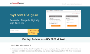 Myform16signer.com thumbnail