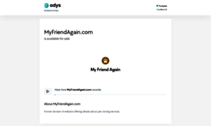 Myfriendagain.com thumbnail