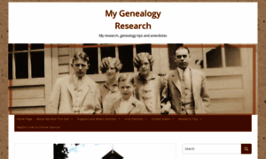 Mygenealogyresearch.net thumbnail