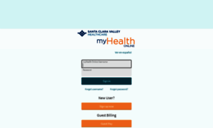 Myhealthonline.sccgov.org thumbnail