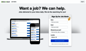 Myhomejobsearch_alerts.zipalerts.com thumbnail