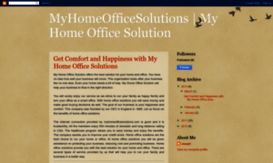 Myhomeofficesolution.blogspot.com thumbnail